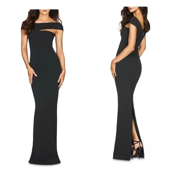 NEW Nookie Tyler Asymmetric Scuba Gown - Picture 1 of 11